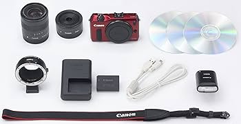 CanonミラーレスカメラEOSMダブルレンズキット18-55mm/M22mm Amazon | Canon ミラーレス一眼カメラ EOS M ダブルレンズキット EF
